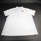 Minnesota Golden Gophers Nike Dri-Fit Polo Men's White Used 3XL TOPS-162685