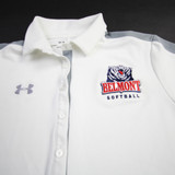 Belmont Bruins Under Armour HeatGear Polo Women's White/Gray Used M-TOPS-162799