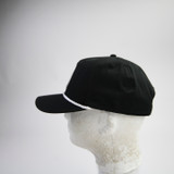Richardson Snap-Back Hat Unisex Black New without Tags OSFM HATS-014990