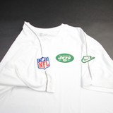 New York Jets Nike NFL On Field Short Sleeve Shirt Men's White New 3XL-TOPS-163152