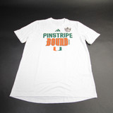 Miami Hurricanes adidas Aeroready Short Sleeve Shirt Men's New without Tags M TOPS-163125