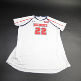 Belmont Bruins Under Armour Practice Jersey - Volleyball Women's White Used L JRSY-009691