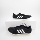 adidas adizero Track Cleat Men's Black/White New without Box-CLEA-014970