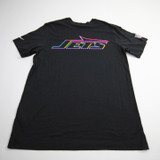 New York Jets Nike Dri-Fit Short Sleeve Shirt Men's Black Used M TOPS-163239