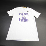 TCU Horned Frogs Nike Nike Tee Short Sleeve Shirt Men's White New with Tags S TOPS-162886