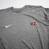 Virginia Tech Hokies Nike Short Sleeve Shirt Men's Gray New S-TOPS-163474