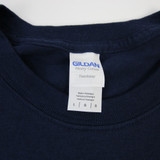 Gildan Heavy Cotton Short Sleeve Shirt Men's Blue Used L TOPS-163870