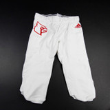 Louisville Cardinals adidas Football Pants Men's White Used-PNTS-033952
