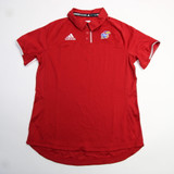 Kansas Jayhawks adidas Polo Women's Red Used S TOPS-163917