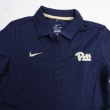Pittsburgh Panthers Nike Dri-Fit Polo Women's Navy Used S TOPS-163925