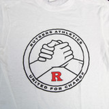 Rutgers Scarlet Knights Augusta Sportswear Short Sleeve Shirt Men's Used White S-TOPS-163935