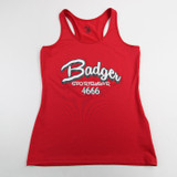 No Team Badger Sleeveless Shirt Women's Red New without Tags M TOPS-163957