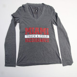 Miami RedHawks adidas Aeroknit Long Sleeve Shirt Women's Multiple Sizes TOPS-163984