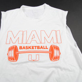 Miami Hurricanes adidas Aeroready Sleeveless Shirt Men's Used Multiple Sizes TOPS-164058