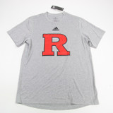 Rutgers Scarlet Knights adidas Creator Short Sleeve Shirt Men's Gray New 2XLT-TOPS-164115