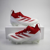 adidas adizero Football Cleat Men's White New without Box Multiple Sizes CLEA-015363