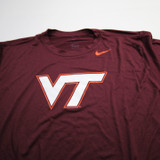 Virginia Tech Hokies Nike Short Sleeve Shirt Men's Maroon New-TOPS-163460