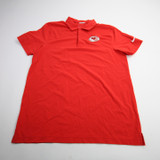 Kansas City Chiefs Nike NFL On Field Dri-Fit Polo Men's Red Used Multiple Sizes TOPS-163374