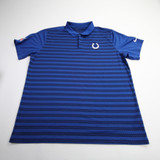 Indianapolis Colts Nike NFL On Field Dri-Fit Polo Men's Blue Used XL TOPS-163758