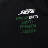 New York Jets Nike NFL On Field Dri-Fit Long Sleeve Shirt Men's Black Used L TOPS-163455