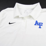 Air Force Falcons Nike Polo Women's White New without Tags M TOPS-164355
