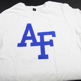 Air Force Falcons Gildan Softstyle Short Sleeve Shirt Women's White Used XL TOPS-164370