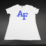 Air Force Falcons Gildan Softstyle Short Sleeve Shirt Women's White Used XL TOPS-164370
