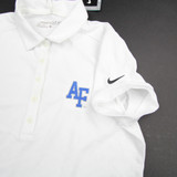 Air Force Falcons Nike Golf Polo Women's White New with Tags S TOPS-164426