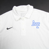Air Force Falcons Nike Dri-Fit Polo Women's White New without Tags L TOPS-164430