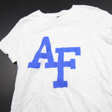 Air Force Falcons Gildan Softstyle Short Sleeve Shirt Women's White Used M TOPS-164445