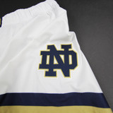 Notre Dame Fighting Irish Under Armour Practice Shorts Women's White Used L-SHOR-035681