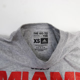 Miami RedHawks adidas Go-To tee Long Sleeve Shirt Men's Gray New XS-TOPS-164552