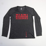 Miami RedHawks adidas Climalite Long Sleeve Shirt Women's New without Tags S TOPS-164556