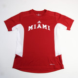 Miami RedHawks adidas Climacool Short Sleeve Shirt Women's Multiple Sizes TOPS-164580
