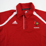 Louisville Cardinals adidas Climacool Polo Women's Red Used S TOPS-164590
