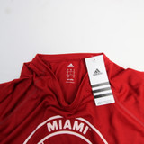 Miami RedHawks adidas Climalite Long Sleeve Shirt Women's Red New with Tags S TOPS-164593