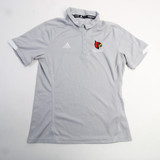 Louisville Cardinals adidas Polo Women's Gray Used M TOPS-164597