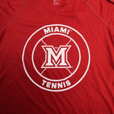 Miami RedHawks adidas Climalite Long Sleeve Shirt Women's Red New with Tags S TOPS-164622