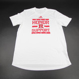 Rutgers Scarlet Knights adidas Aeroready Short Sleeve Shirt Multiple Sizes TOPS-164633
