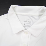WBCA Nike Dri-Fit Polo Women's White Used M TOPS-164647
