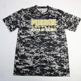 Purdue Boilermakers Badger Short Sleeve Shirt Men's Gray Used Multiple Sizes TOPS-164704