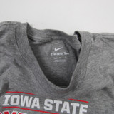 Iowa State Cyclones Nike Nike Tee Long Sleeve Shirt Men's New Light Gray/Heather-TOPS-164711