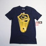 LA Galaxy adidas Go-To tee Short Sleeve Shirt Youth Navy Used L TOPS-164747
