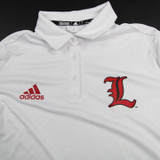 Louisville Cardinals adidas Polo Women's White New with Tags L TOPS-164748