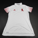 Louisville Cardinals adidas Polo Women's White New with Tags L TOPS-164748