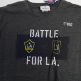 LA Galaxy Fanatics Short Sleeve Shirt Men's Dark Gray Used XL TOPS-164796