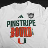 Miami Hurricanes adidas Aeroready Short Sleeve Shirt Men's Multiple Sizes TOPS-164917