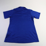 Kansas Jayhawks adidas Polo Women's Blue Used M TOPS-164918