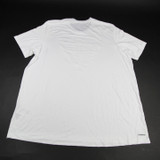 Miami Hurricanes adidas Aeroready Short Sleeve Shirt Men's White New 2XL-TOPS-164923