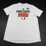 Miami Hurricanes adidas Aeroready Short Sleeve Shirt Men's Multiple Sizes TOPS-164933